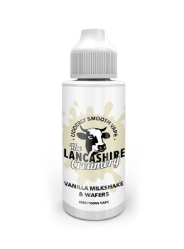 The Lancashire Creamery Vanilla Milkshake Deluxe 100ml